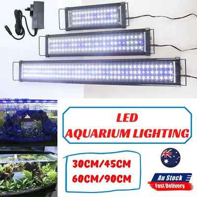 Marine Aquarium LED Lighting 30 -90 CM 30/45/60/90cm Aqua Fish Tank Light • $29.99