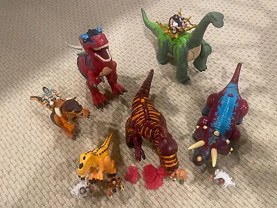 Imaginext Dinosaurs With Cavemen By Mattel Inc. 2004/2006 • $30