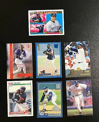 Mo Vaughn 7 Card Lot Cleveland Indians MLB Baseball Cards Guardians • $3.75