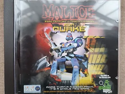 Malice Mission Pack For Quake PC ROM Win95/98 • £14.99
