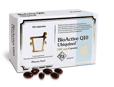 Pharma Nord Bio-Ubiquinol Active QH 100mg 150 Capsules • £79.99