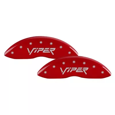 For Dodge Viper 02 Caliper Covers Gloss Red Caliper Covers W Viper / Snake • $289