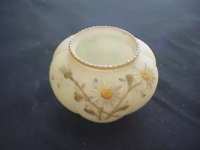 Marked Mount Washington Glass Floral Decorated Six Lobed Bowl • $20