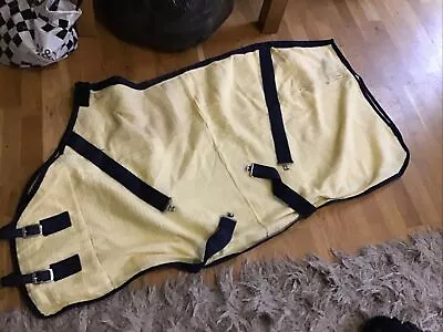 £20 • Buy 4’6 Lemon & Blue Waffle Cooler Rug