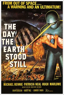 The Day The Earth Stood Still Vintage Movie Poster • $9.99