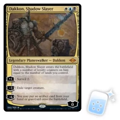 DAKKON SHADOW SLAYER Modern Horizons 2 Planeswalker Magic MTG MINT CARD • $1.59