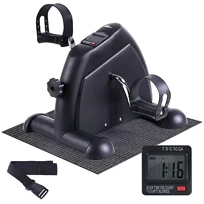 Under Desk Bike Pedal Exerciser Mini Exercise Bike Portable Peddler Sitting ... • $62.79