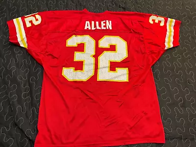 Vtg Wilson MARCUS ALLEN #32 Kansas City Chiefs Jersey Mens 2XL XXL Red • $45.32