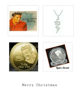 Elvis Presley Christmas Gift Set  - Coins  - Necklace  • $18.66