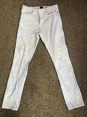 H&M Men’s White Skinny Jeans Sz 31 • $20