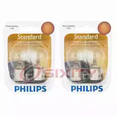 2 Pc Philips Rear Turn Signal Light Bulbs For Volvo 240 244 245 740 745 760 Fm • $10.52