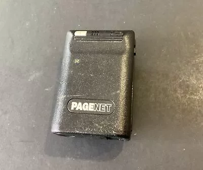 Vintage Motorola Bravo Classic Pager Beeper Black With Pocket Clip Free Ship • $30