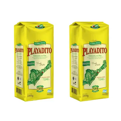 Yerba Mate PLAYADITO KG (1KG/2.2lb) (pack Of 2) • $29.99