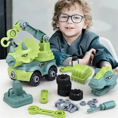 £4.80 • Buy Gifts Construction Toy Model Car Dump Truck Dinosaur Engineering Car Excavator