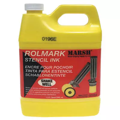 MARSH 20926 Stencil InkJugYellow1 Qt. • $36.50