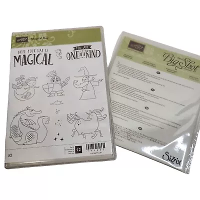 Stampin' Up! MAGICAL DAY Stamps Set + MAGICAL MATES Dies Dragon Wizard Knight • $34.97