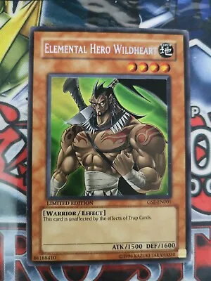 £14 • Buy Yugioh Elemental HERO Wildheart GSE-EN001 Ultra Rare Holo Limited Edition