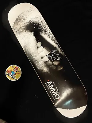 RARE SIGNED Manny Santiago VINTAGE Pro Model Ammo Skateboard Deck Autographed • $303.59