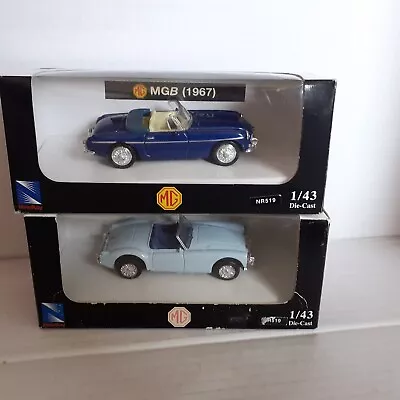 £12 • Buy 2 Newray Nr519 Mga & Mgb (1967) - 1.43