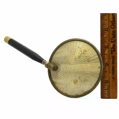 Antique FACE DENTAL INSPECTION MIRROR Ball-Hinge/Folding CELLULOID BACK Art-Deco • $249.33