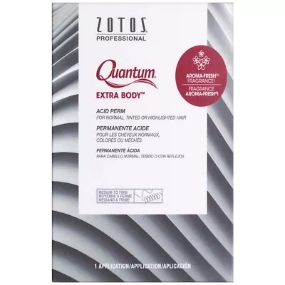 Sp-249004 Salon Beauty Zotos Quantum Extra Body Hair Perm Normal Tinted Medium • $13.99