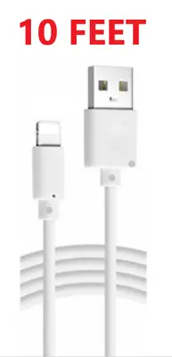 $4.99 • Buy 10FT Extra Long USB Cable For IPad 4 Air Mini 2 IPhone Charging Charger 