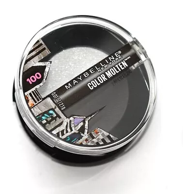 403 Stroke Of Silver Maybelline Color Molten Cream Eyeshadow Duo Gray 100yr Le • $2.49