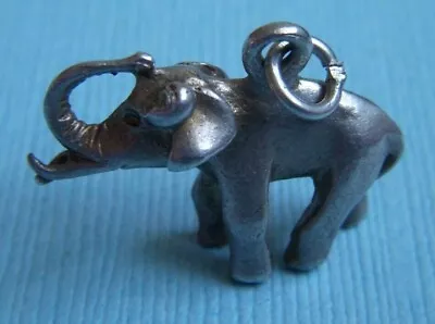 Vintage English Elephant Sterling Charm • $29.99
