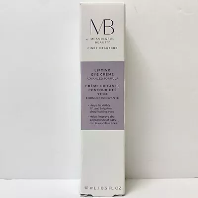 Meaningful Beauty - Lifting Eye Creme Cindy Crawford 0.5 Oz / 15mL NEW • $22.99