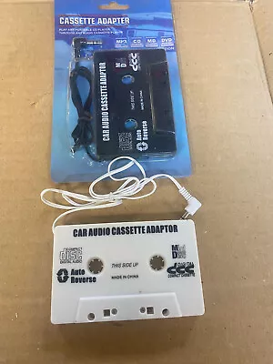 £3.75 • Buy CAR AUDIO TAPE CASSETTE ADAPTER IPHONE IPOD MP3 CD RADIO NANO 3.5mm JACK AUX