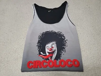 RARE CIRCOLOCO Clown DC10 Ibiza Stitched Tank Top Mens SZ Large  • $50