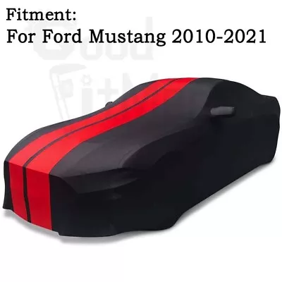 $159.52 • Buy For Ford Mustang 2010-2021 Satin Stretch Indoor Full Car Cover Dust Protection