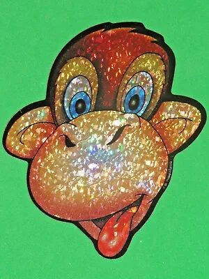 Monkey Ape Prism Vending Machine Sticker Tounge Africa Sparkle Cute Jungle Zoo! • $3.99