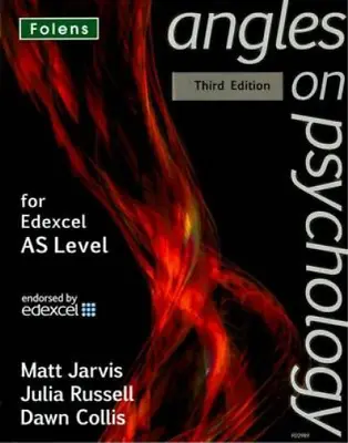 Angles On Psychology For Edexcel AS Level Julia Russell Matt Jarvis Dawn Coll • £3.36