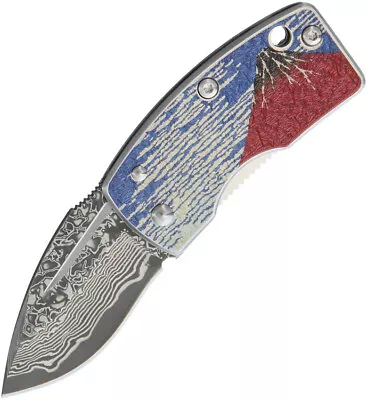 G.Sakai Money Clip Framelock Knife Mt Fuji 11605 • $77.28