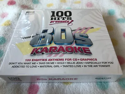 100 Hits Presents 80's Classics Karaoke [New & Sealed] (5xCD) • £11.99