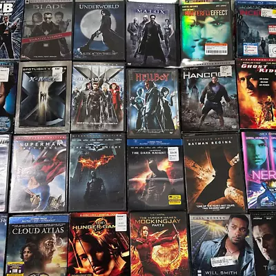 DVD & Blu-Ray Movies Sale $2.00 Buy 1 Get 1 50% Off! You Pick! • $2