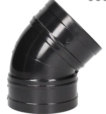 110mm (4 ) Black Solvent Weld Pipe Fittings • £3.75