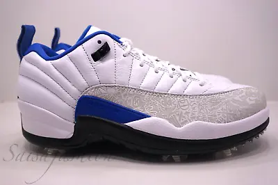 Nike Air Jordan 12 Golf Low “Game Royal” DM9015-105 Men's Size 8.5 • $179.98