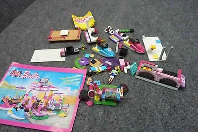 Mega Bloks Barbie Build 'n Play Fab Marina Jet Ski Ken Blocks 80252 • $29.99