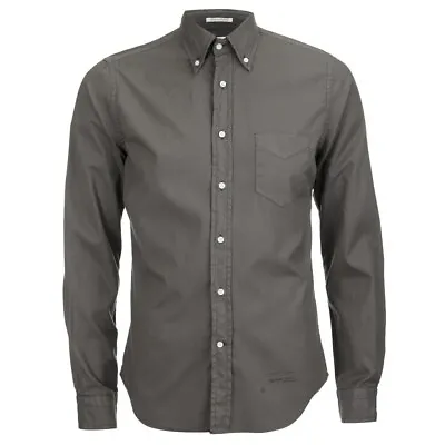 £24.99 • Buy GANT Rugger Men's GRAPHITE Luxe Madras Shirt 
