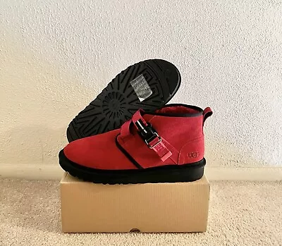 UGG Neumel Snapback Boots/Shoes Red/Black Size 10 • $50