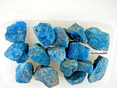 $10.99 • Buy Blue Apatite Natural Rough Gemstone Crystal Raw Quartz Stones Tumbling    Id3595
