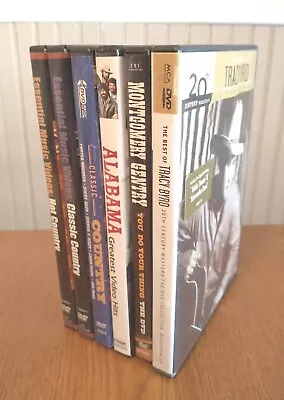 Country Music Videos DVD Lot Of 6 Hot Classic Essential Alabama Tracy Byrd Etc. • $11.66