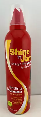 Shine'N Jam Magic Fingers SETTING MOUSSE For Braiders 12 Oz - Brand NEW! • $11.59