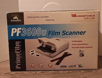Pacific Image PrimeFilm Series Film Scanner PF3600u 18 Megapixels • $44.95