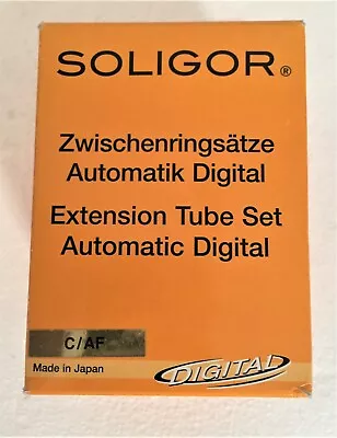 Soligor Automatic Extension Tube Camera Set Canon AF #3 Tube Various Sizes • £162.47