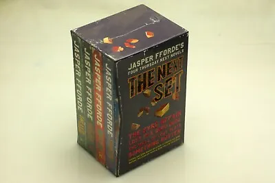 Thursday Next 1-4 Boxed Set By Jasper Fforde - Signed And Dedicated - Rare! • £60