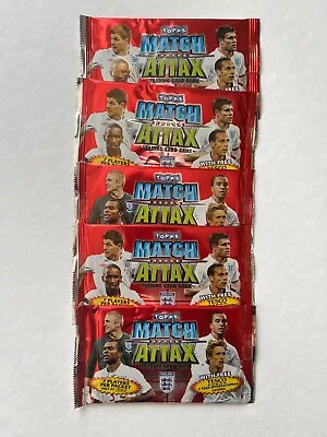 5 Topps Match Attax 2010 World Cup Sealed Packs (tesco Edition) • £10.50