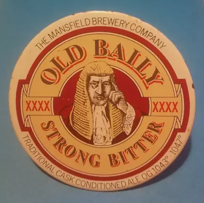 Beer Pump Clip Badge MANSFIELD Brewery OLD BAILY Real Ale ENAMEL Notts CLOSED • £9.99